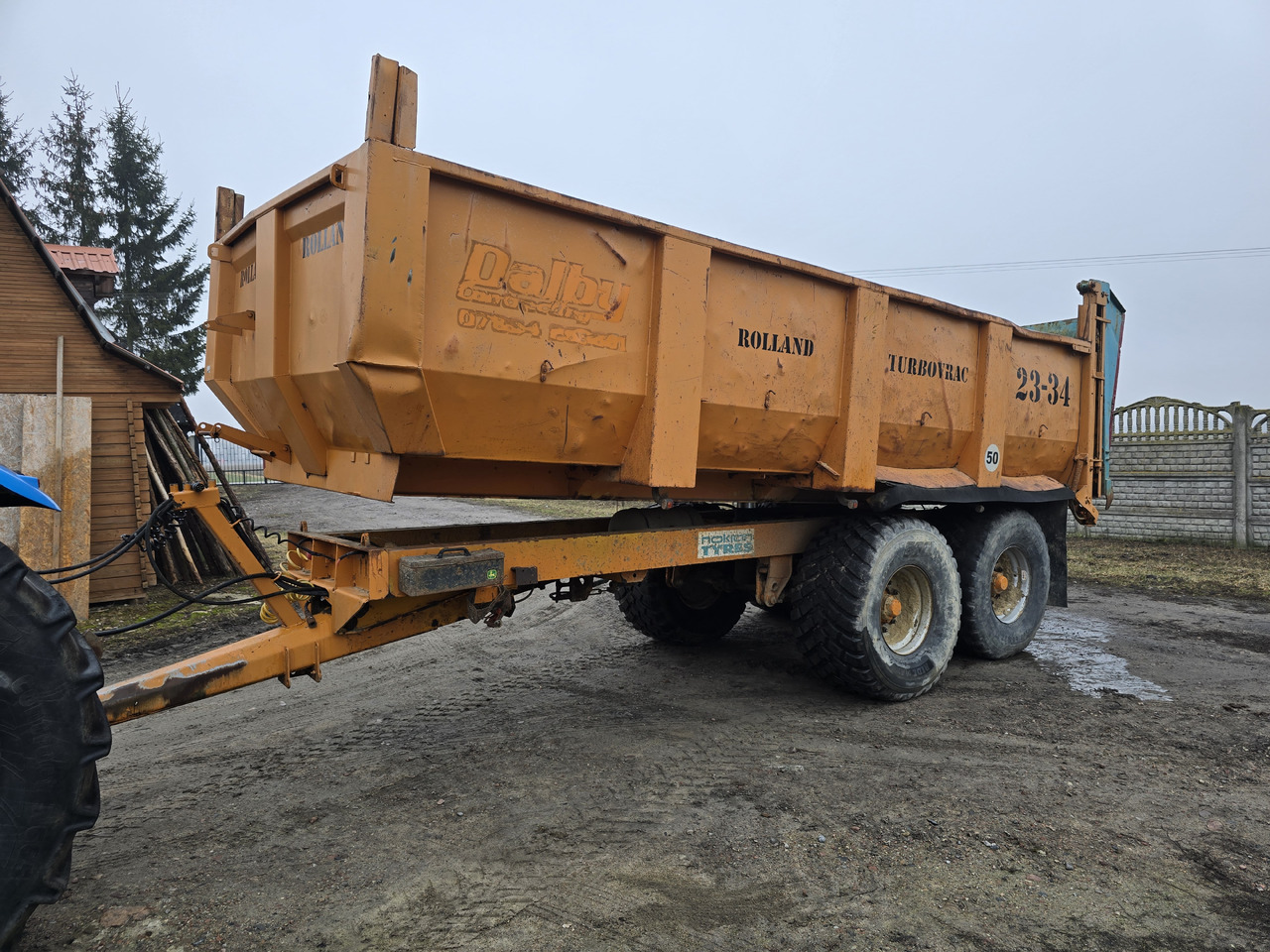 ROLLAND TURBOVRAC  23-34 - Farm tipping trailer/ Dumper: picture 2 ROLLAND TURBOVRAC  23-34 - Farm tipping trailer/ Dumper: picture 2
