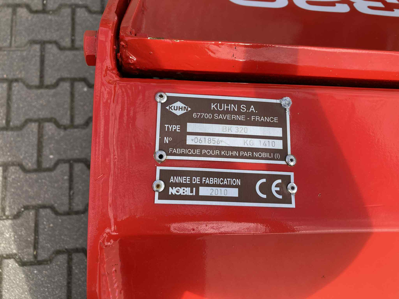 Kuhn BK320 - Mower: picture 3 Kuhn BK320 - Mower: picture 3