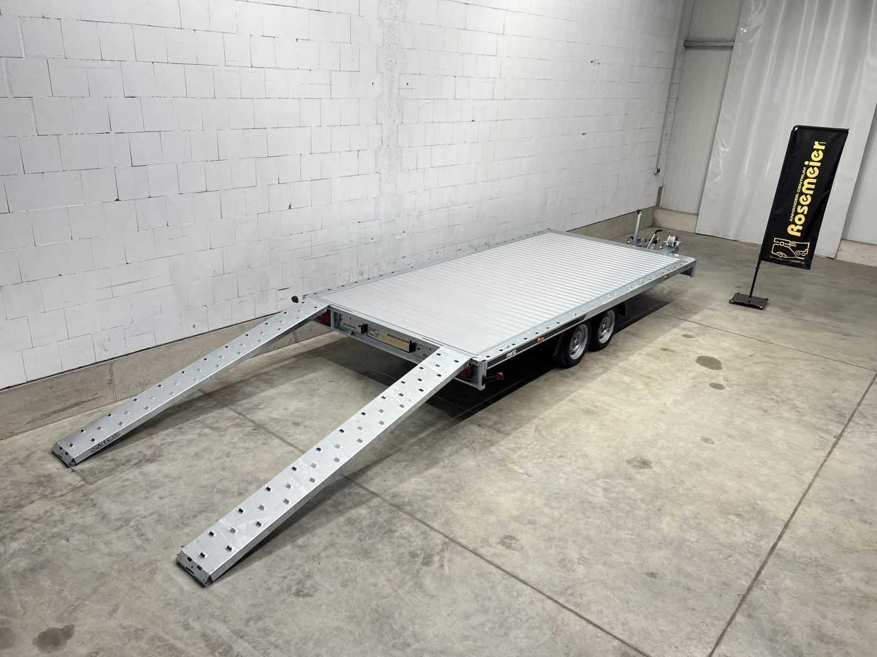 New Autotransporter trailer MARTZ GT Plateau 450/2 S 3,5T Alu Plattformanhänger: picture 1