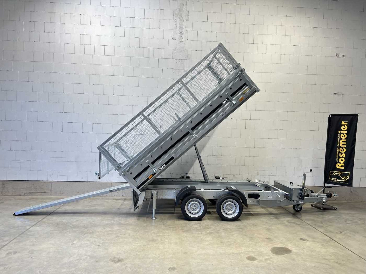 MARTZ Kipper 300/2 C S 2,7T Gitter Dreiseitenkipper - Tipper trailer: picture 1 MARTZ Kipper 300/2 C S 2,7T Gitter Dreiseitenkipper - Tipper trailer: picture 1