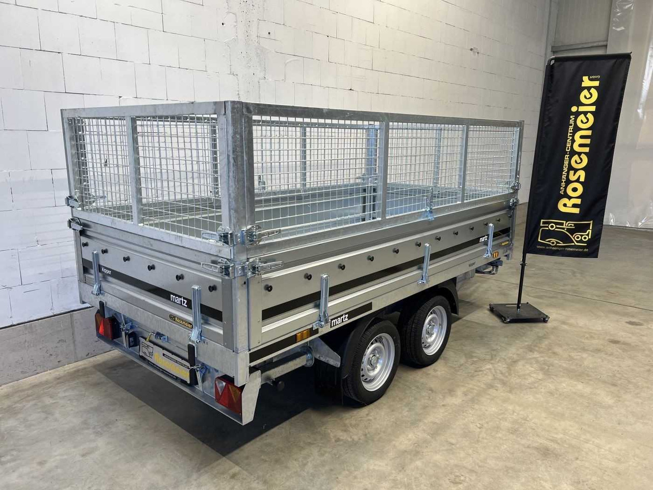 MARTZ Kipper 300/2 C S 2,7T Gitter Dreiseitenkipper - Tipper trailer: picture 4 MARTZ Kipper 300/2 C S 2,7T Gitter Dreiseitenkipper - Tipper trailer: picture 4