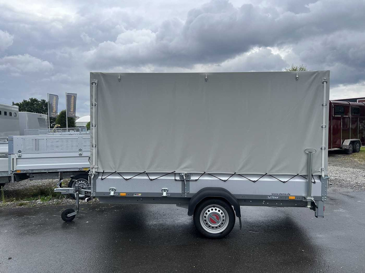 STEMA Rex 30 Plane Kastenanhänger ungebremst - Car trailer: picture 1 STEMA Rex 30 Plane Kastenanhänger ungebremst - Car trailer: picture 1