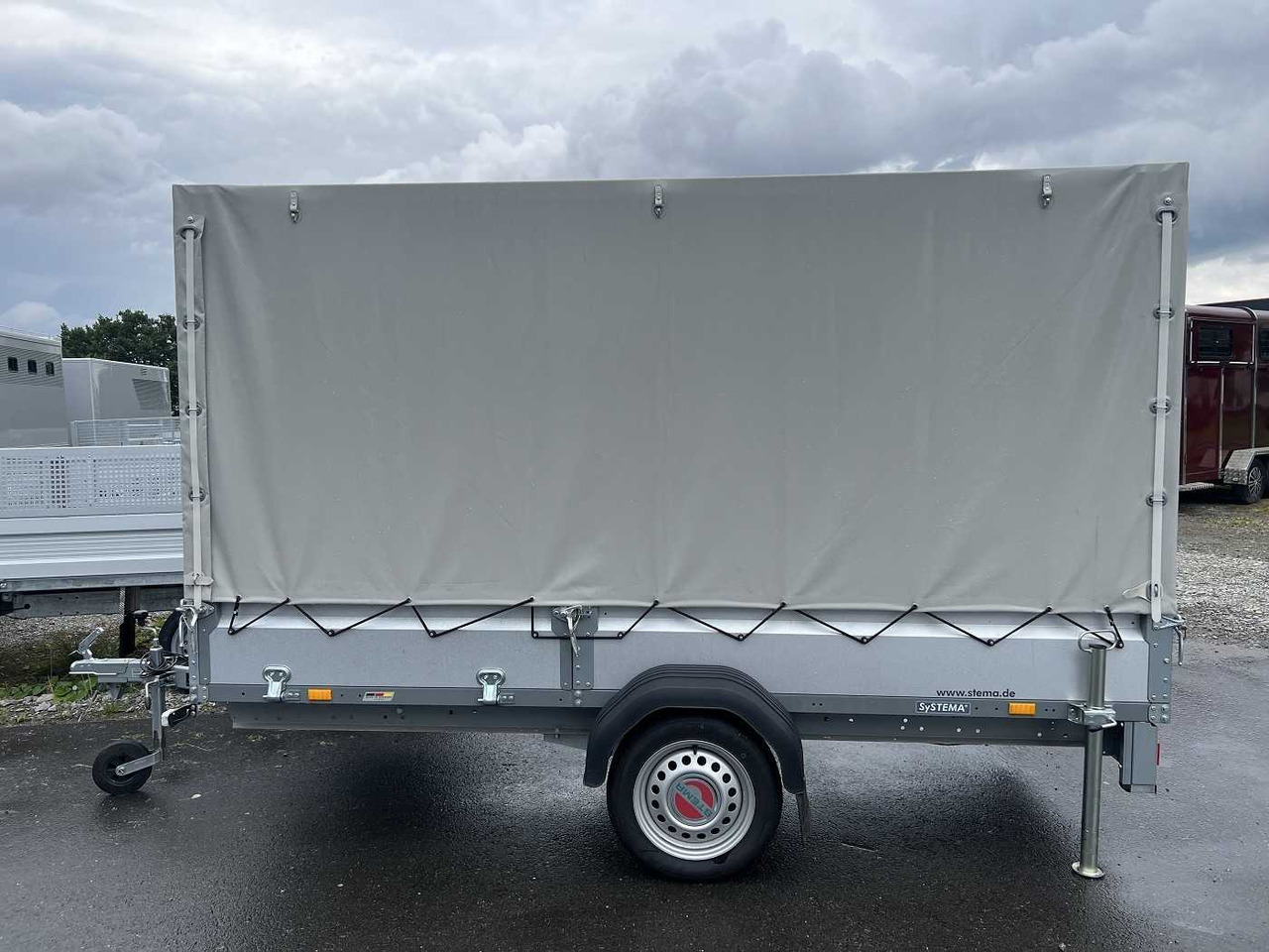 Car trailer STEMA Rex 30 Plane Kastenanhänger ungebremst: picture 10