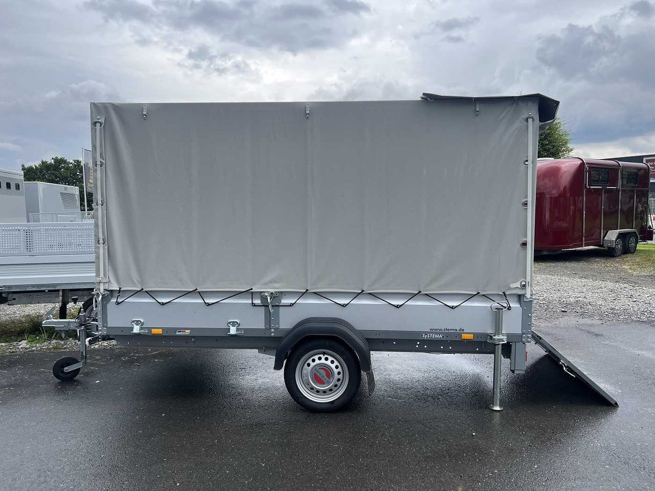 Car trailer STEMA Rex 30 Plane Kastenanhänger ungebremst: picture 14