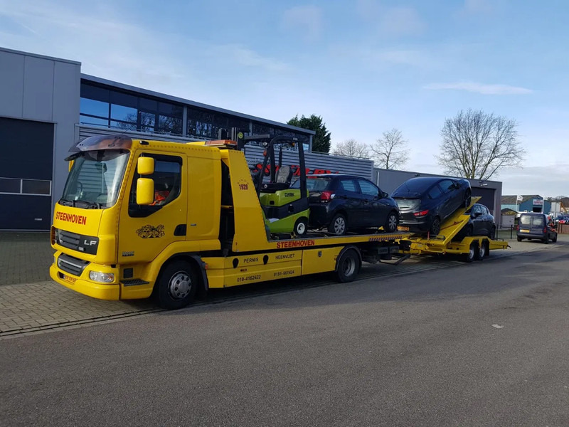 DAF LF 45 LF45-220 Abschelppwagen Falkom mit Anhanger / Schiebeplateau / Brill / Winde / Top Zustand - Autotransporter truck: picture 4 DAF LF 45 LF45-220 Abschelppwagen Falkom mit Anhanger / Schiebeplateau / Brill / Winde / Top Zustand - Autotransporter truck: picture 4