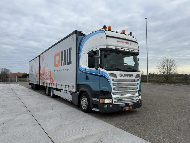 Scania R450 R450 6X2 Topline / mit 2007 Anhanger / SCR-only / Retarder / APK-TUV 4-2026 - Curtainsider truck: picture 1 Scania R450 R450 6X2 Topline / mit 2007 Anhanger / SCR-only / Retarder / APK-TUV 4-2026 - Curtainsider truck: picture 1