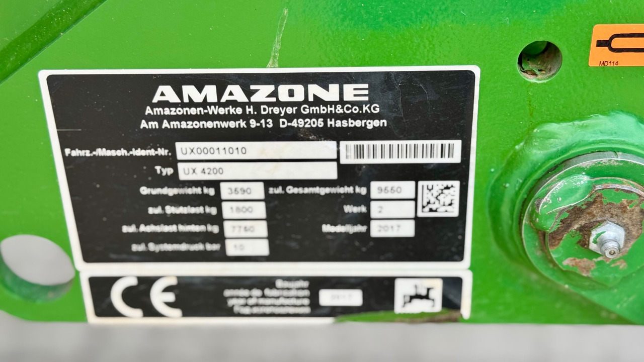 Amazone UX 4200 Special 24m - Sprayer: picture 3 Amazone UX 4200 Special 24m - Sprayer: picture 3