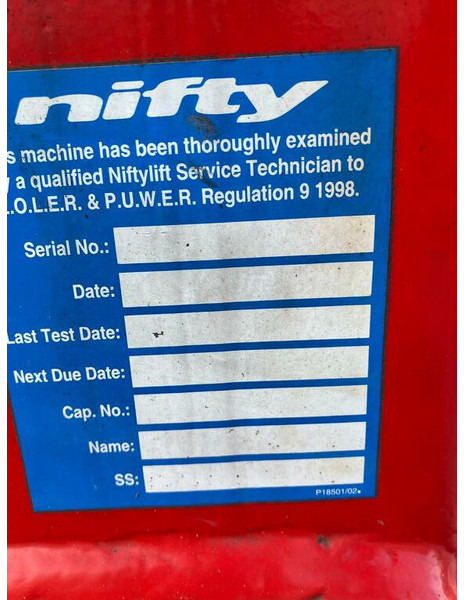 Niftylift - Articulated boom: picture 5 Niftylift - Articulated boom: picture 5