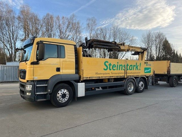 MAN TGS 26.400 Baustoff LKW mit Ladekran Atlas 210.2 MAN TGS 26.400 Baustoff LKW mit Ladekran Atlas 210.2 - Dropside/ Flatbed truck, Crane truck: picture 2 MAN TGS 26.400 Baustoff LKW mit Ladekran Atlas 210.2 MAN TGS 26.400 Baustoff LKW mit Ladekran Atlas 210.2 - Dropside/ Flatbed truck, Crane truck: picture 2