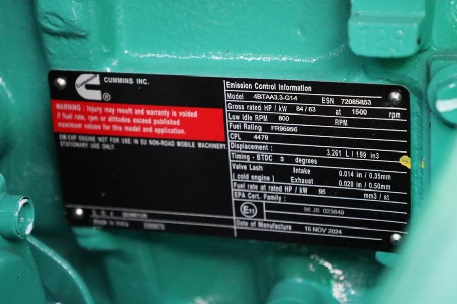 Cummins C66D5EQ Declaration of Conformity, Diesel, 66kVA, - Generator set: picture 5 Cummins C66D5EQ Declaration of Conformity, Diesel, 66kVA, - Generator set: picture 5