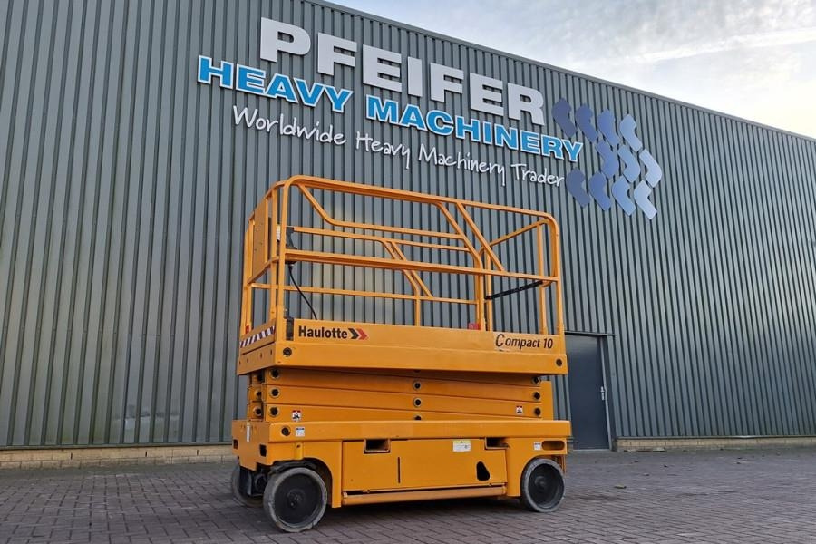 Haulotte Compact 10 Electric, 10m Working Height, 450kg Cap - Scissor lift: picture 1 Haulotte Compact 10 Electric, 10m Working Height, 450kg Cap - Scissor lift: picture 1