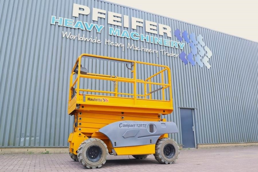 Haulotte Compact 12RTE Electric, 12m Working Height, 450kg - Scissor lift: picture 1 Haulotte Compact 12RTE Electric, 12m Working Height, 450kg - Scissor lift: picture 1