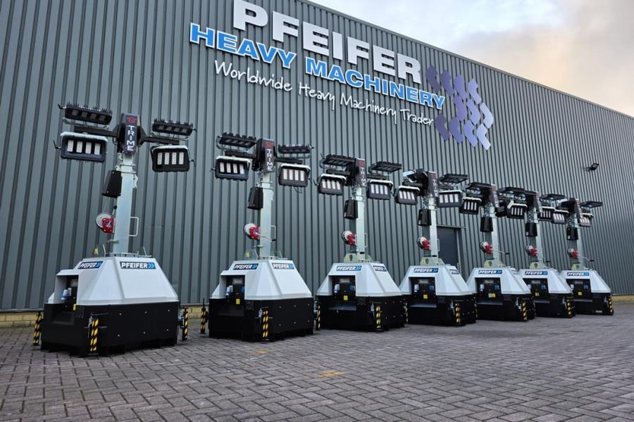 Trime X-Mast 4 × 320W LED Valid Inspection, *Guarantee! - Lighting tower: picture 1 Trime X-Mast 4 × 320W LED Valid Inspection, *Guarantee! - Lighting tower: picture 1