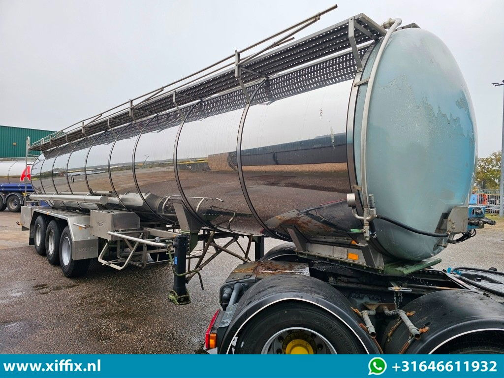 Burg 3-ass. Geisoleerde RVS tank oplegger / Food / 1 Compartiment - Tank semi-trailer: picture 4 Burg 3-ass. Geisoleerde RVS tank oplegger / Food / 1 Compartiment - Tank semi-trailer: picture 4