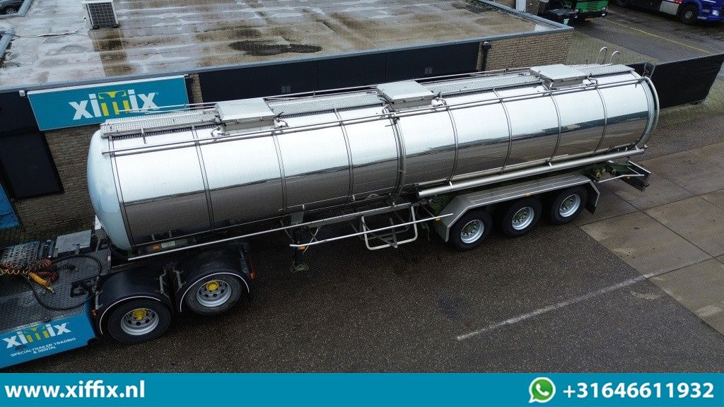 Burg 3-ass. Geisoleerde RVS tank oplegger / Food / 1 Compartiment - Tank semi-trailer: picture 1 Burg 3-ass. Geisoleerde RVS tank oplegger / Food / 1 Compartiment - Tank semi-trailer: picture 1