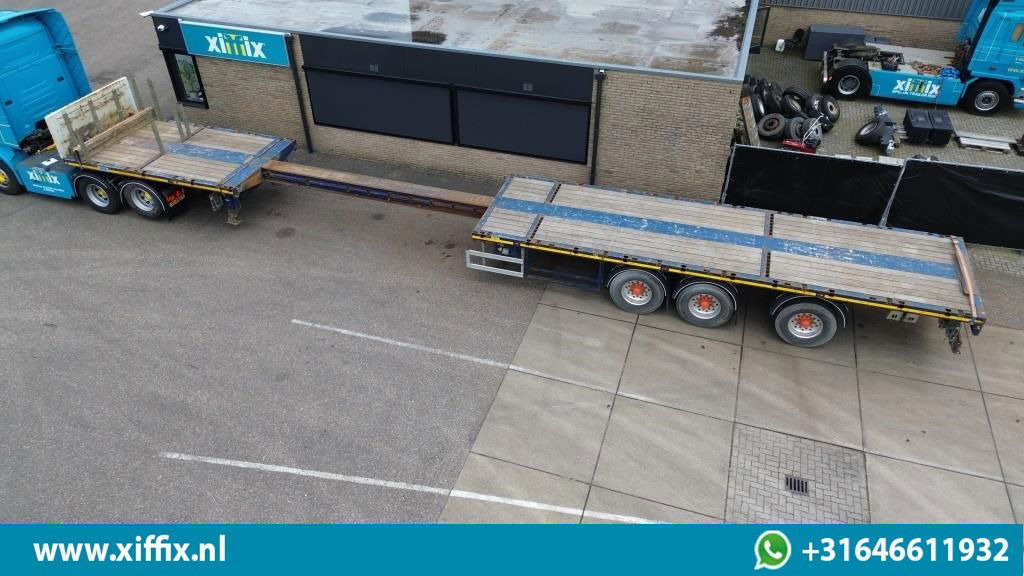 Doll 3-ass. Vlakke uitschuifbare oplegger / Naloop gestuurd - Dropside/ Flatbed semi-trailer: picture 2 Doll 3-ass. Vlakke uitschuifbare oplegger / Naloop gestuurd - Dropside/ Flatbed semi-trailer: picture 2