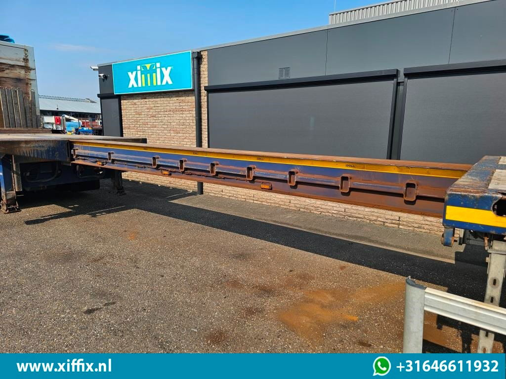 Dropside/ Flatbed semi-trailer Doll 3-ass. Vlakke uitschuifbare oplegger / Naloop gestuurd: picture 7