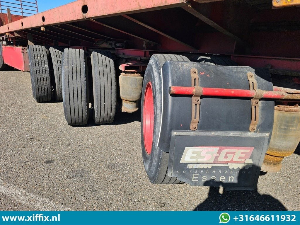 ES-GE 3-ass. Vlakke dubbel 2x uitschuifbare oplegger / 3x gestuurd - Dropside/ Flatbed semi-trailer: picture 5 ES-GE 3-ass. Vlakke dubbel 2x uitschuifbare oplegger / 3x gestuurd - Dropside/ Flatbed semi-trailer: picture 5