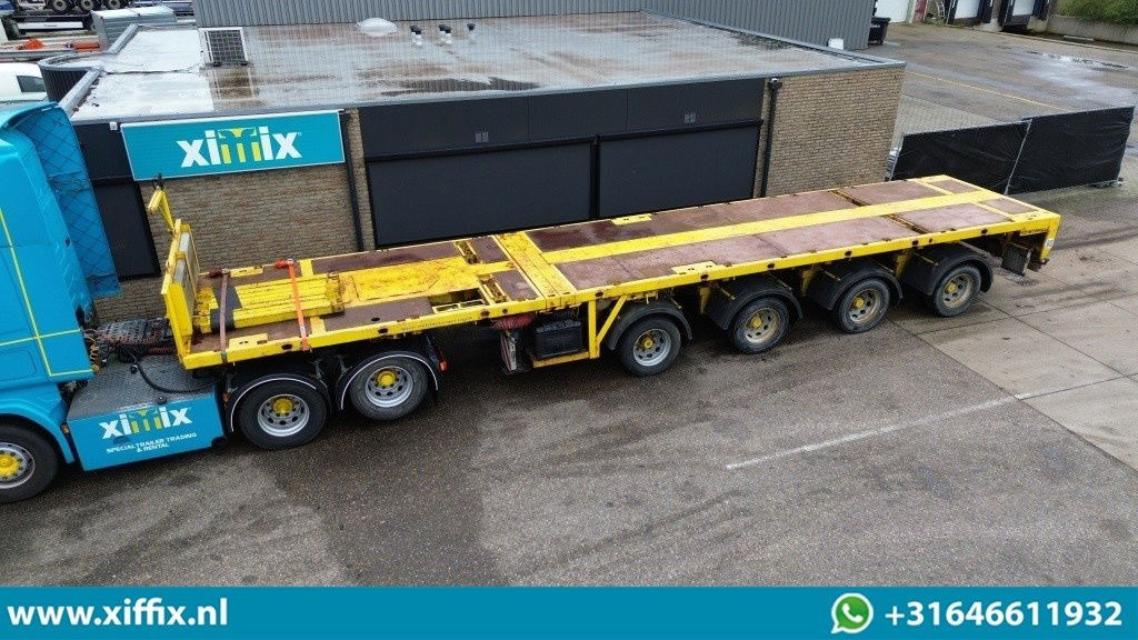 Faymonville 4-ass. Vlakke triple 3x uitschuifbare oplegger / 35 meter / 4x gestuurd - Dropside/ Flatbed semi-trailer: picture 2 Faymonville 4-ass. Vlakke triple 3x uitschuifbare oplegger / 35 meter / 4x gestuurd - Dropside/ Flatbed semi-trailer: picture 2