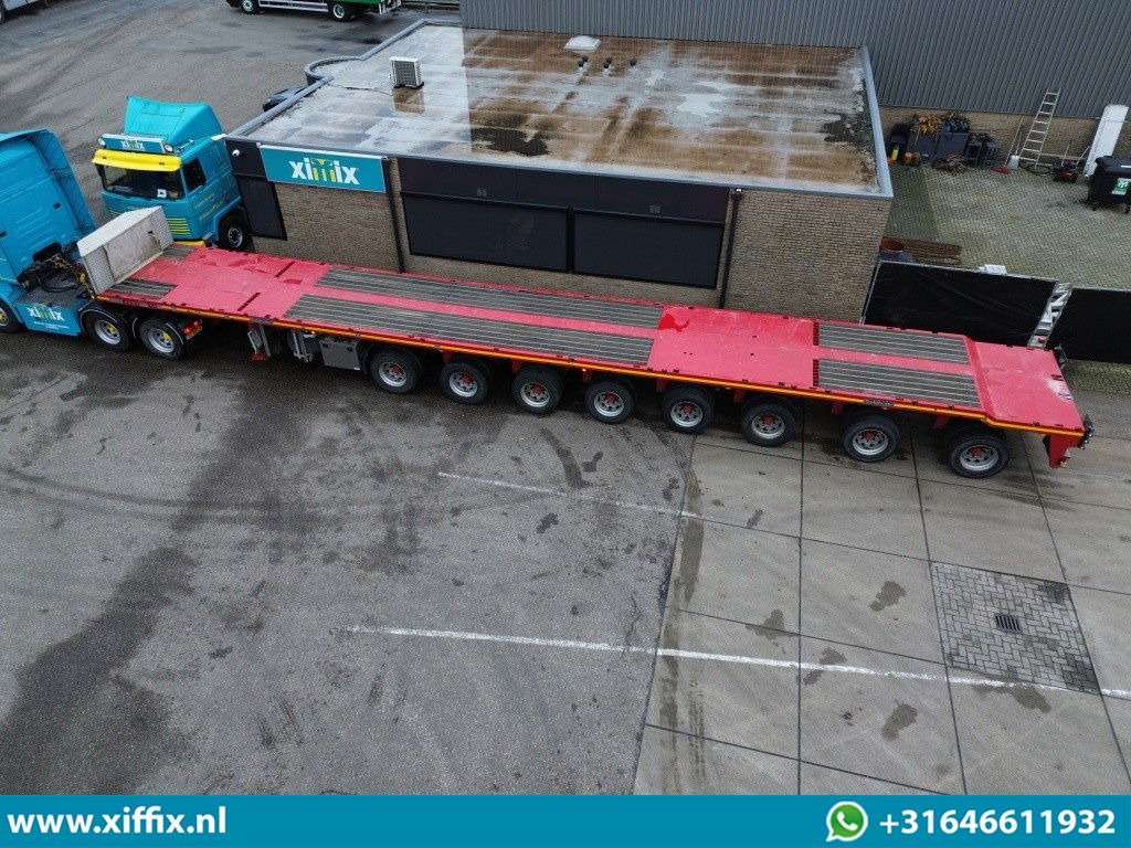 Goldhofer 8-ass. Vlakke oplegger / 7x gestuurd - Dropside/ Flatbed semi-trailer: picture 2 Goldhofer 8-ass. Vlakke oplegger / 7x gestuurd - Dropside/ Flatbed semi-trailer: picture 2