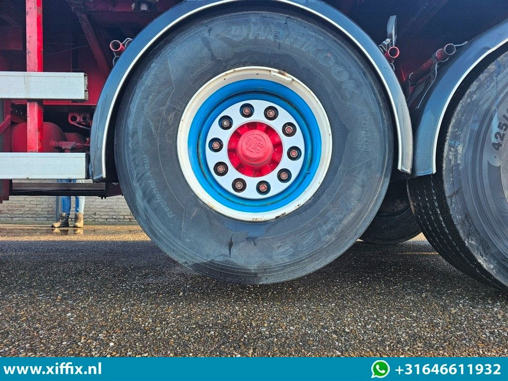 Dropside/ Flatbed semi-trailer Groenewegen 3-ass. Vlakke oplegger / 1x gestuurd: picture 8
