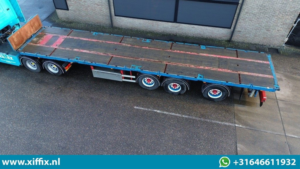 Groenewegen 3-ass. Vlakke oplegger / 1x gestuurd - Dropside/ Flatbed semi-trailer: picture 2 Groenewegen 3-ass. Vlakke oplegger / 1x gestuurd - Dropside/ Flatbed semi-trailer: picture 2