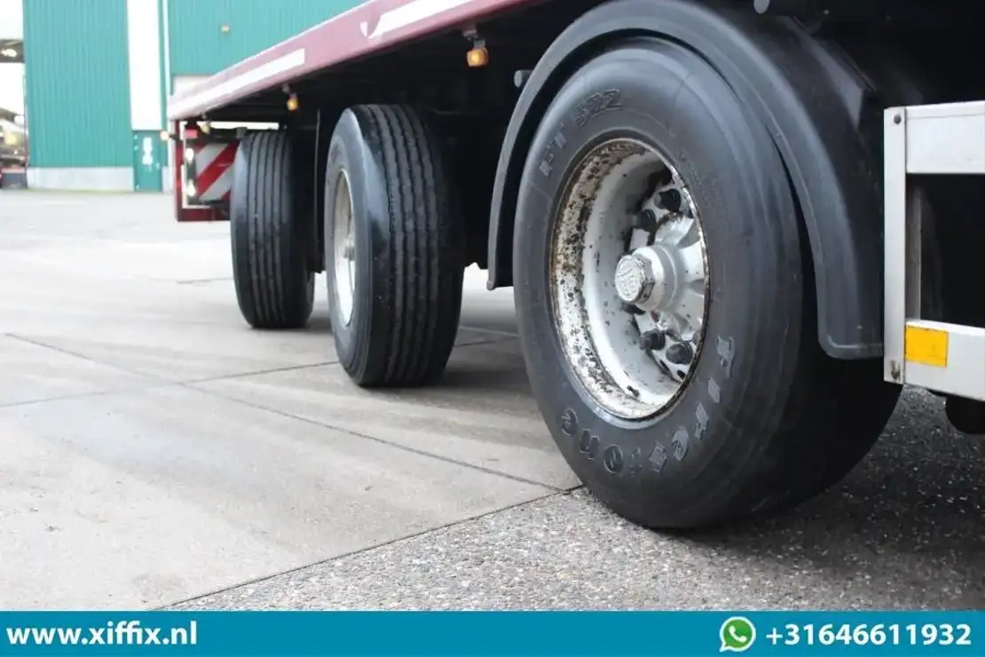 Pacton 3-ass. Vlakke oplegger / 2x gestuurd / 13647 - Dropside/ Flatbed semi-trailer: picture 5 Pacton 3-ass. Vlakke oplegger / 2x gestuurd / 13647 - Dropside/ Flatbed semi-trailer: picture 5