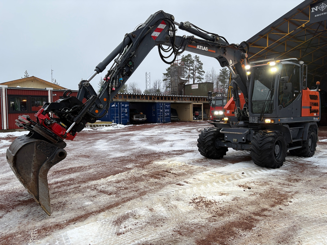 Atlas 160Wblue - Wheel excavator: picture 1 Atlas 160Wblue - Wheel excavator: picture 1