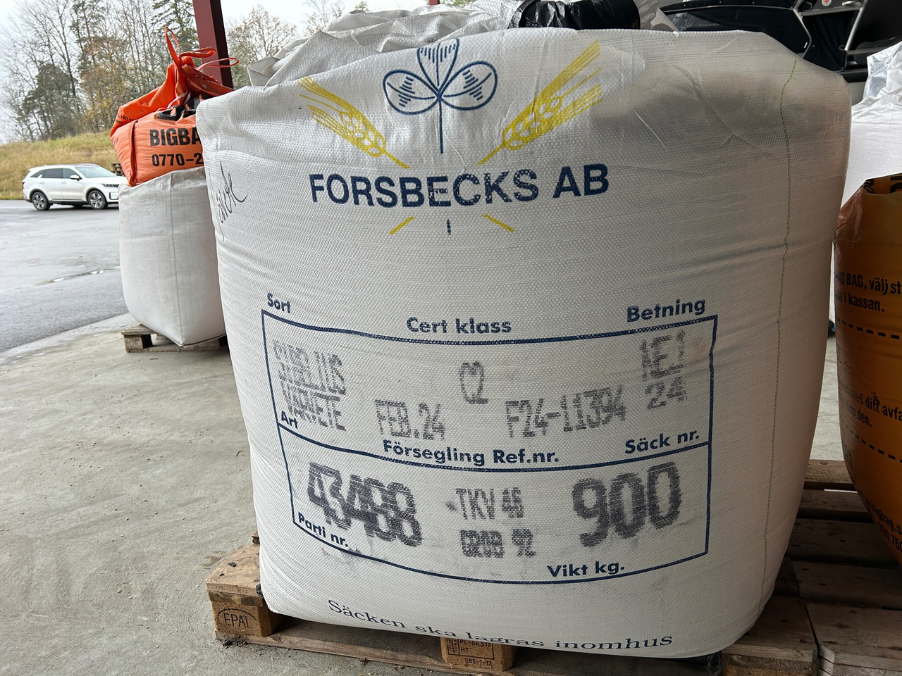 Forsbecks Sibelius vårvete - Livestock equipment: picture 1 Forsbecks Sibelius vårvete - Livestock equipment: picture 1