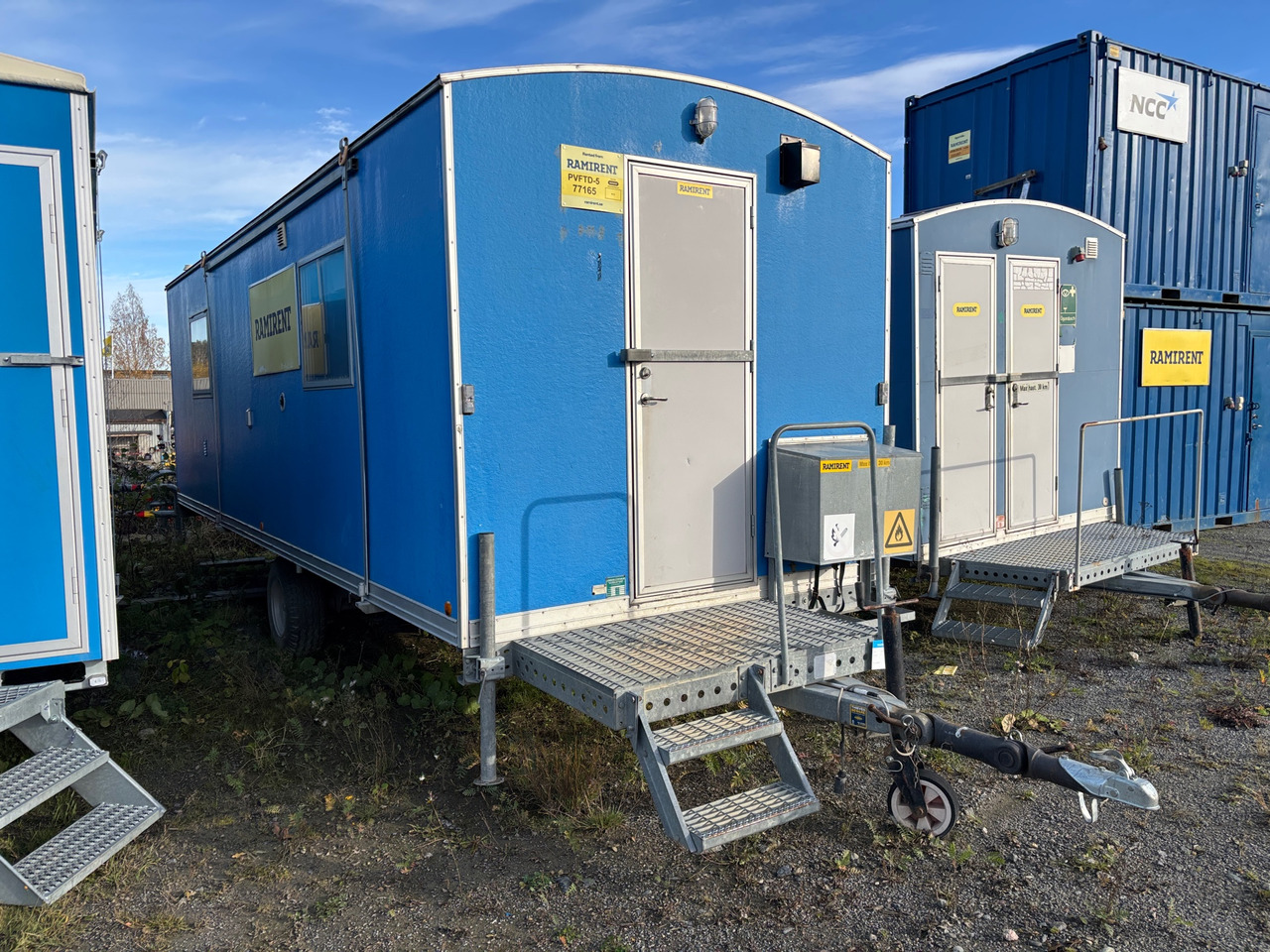 Norrlandsvagnar OMF6-30D - Construction container, Trailer: picture 1 Norrlandsvagnar OMF6-30D - Construction container, Trailer: picture 1