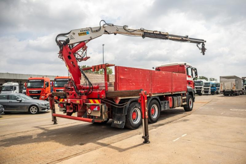 MAN TGS 33.360 BB + KENNIS 16 T/M -3XHYDR. - Dropside/ Flatbed truck, Crane truck: picture 3 MAN TGS 33.360 BB + KENNIS 16 T/M -3XHYDR. - Dropside/ Flatbed truck, Crane truck: picture 3