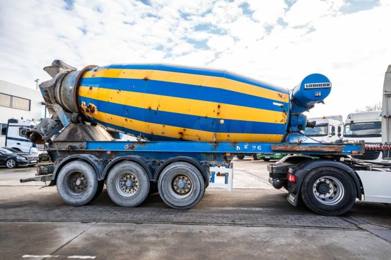 MULLER BETON MIXER/MALAXEUR/MISCHER LIEBHERR 12M3 - Semi-trailer: picture 3 MULLER BETON MIXER/MALAXEUR/MISCHER LIEBHERR 12M3 - Semi-trailer: picture 3