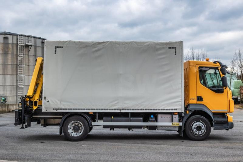 Curtainsider truck, Crane truck Volvo FL 210+PK 7001 K - 6340 Km's: picture 6 Curtainsider truck, Crane truck Volvo FL 210+PK 7001 K - 6340 Km's: picture 6