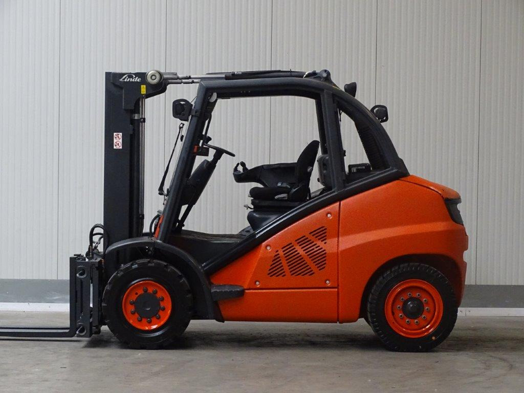Linde H50D-02 -Container-Indoor-Stapler -TRIPLEX - Diesel forklift: picture 4 Linde H50D-02 -Container-Indoor-Stapler -TRIPLEX - Diesel forklift: picture 4