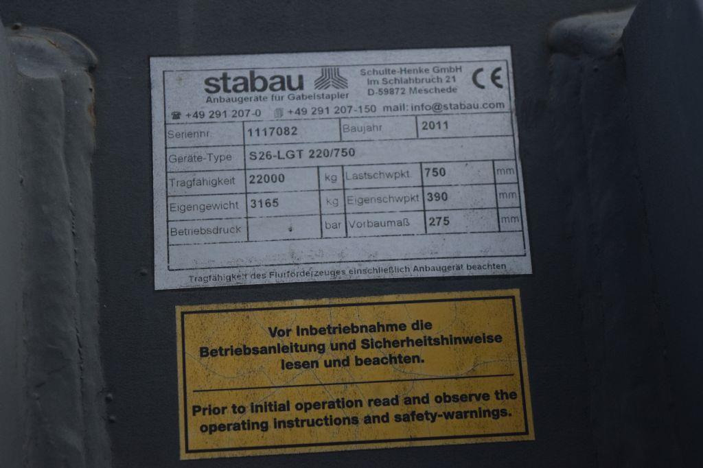 Stabau A26-LGT 220/750 Langguttraverse - Forks for Construction machinery: picture 4 Stabau A26-LGT 220/750 Langguttraverse - Forks for Construction machinery: picture 4