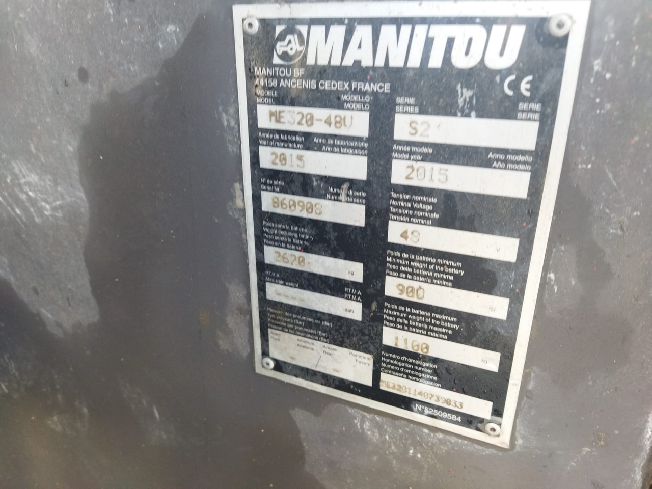 Electric forklift MANITOU ME320: picture 10 Electric forklift MANITOU ME320: picture 10