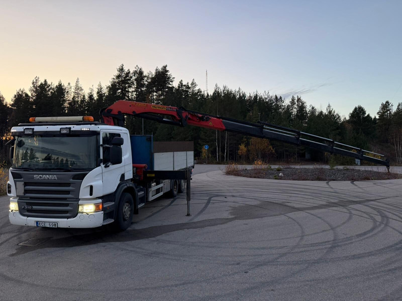 Scania P310 - Dropside/ Flatbed truck, Crane truck: picture 5 Scania P310 - Dropside/ Flatbed truck, Crane truck: picture 5