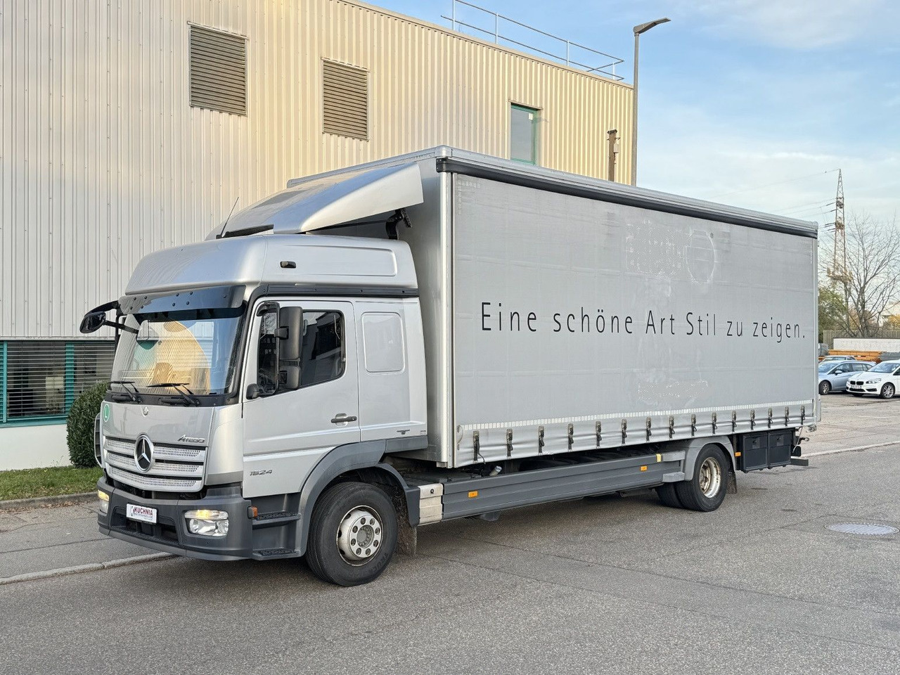 Mercedes-Benz Atego 1524 Alu-Koffer Schiebeplane Gr.Haus ATM - Box truck: picture 2 Mercedes-Benz Atego 1524 Alu-Koffer Schiebeplane Gr.Haus ATM - Box truck: picture 2