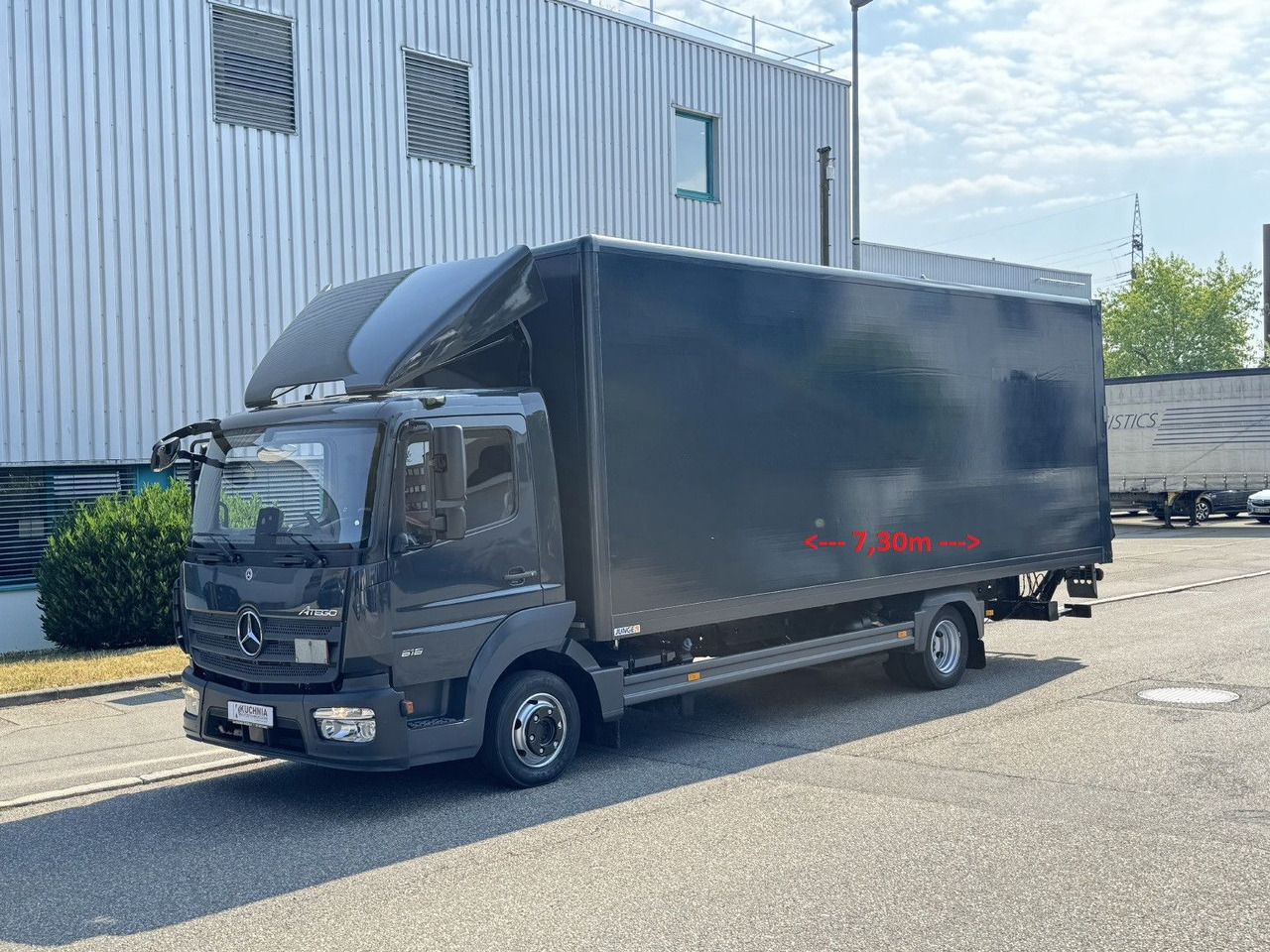 Mercedes-Benz Atego 818L Koffer 7,3m LBW Klima Automatik - Closed box van: picture 1 Mercedes-Benz Atego 818L Koffer 7,3m LBW Klima Automatik - Closed box van: picture 1