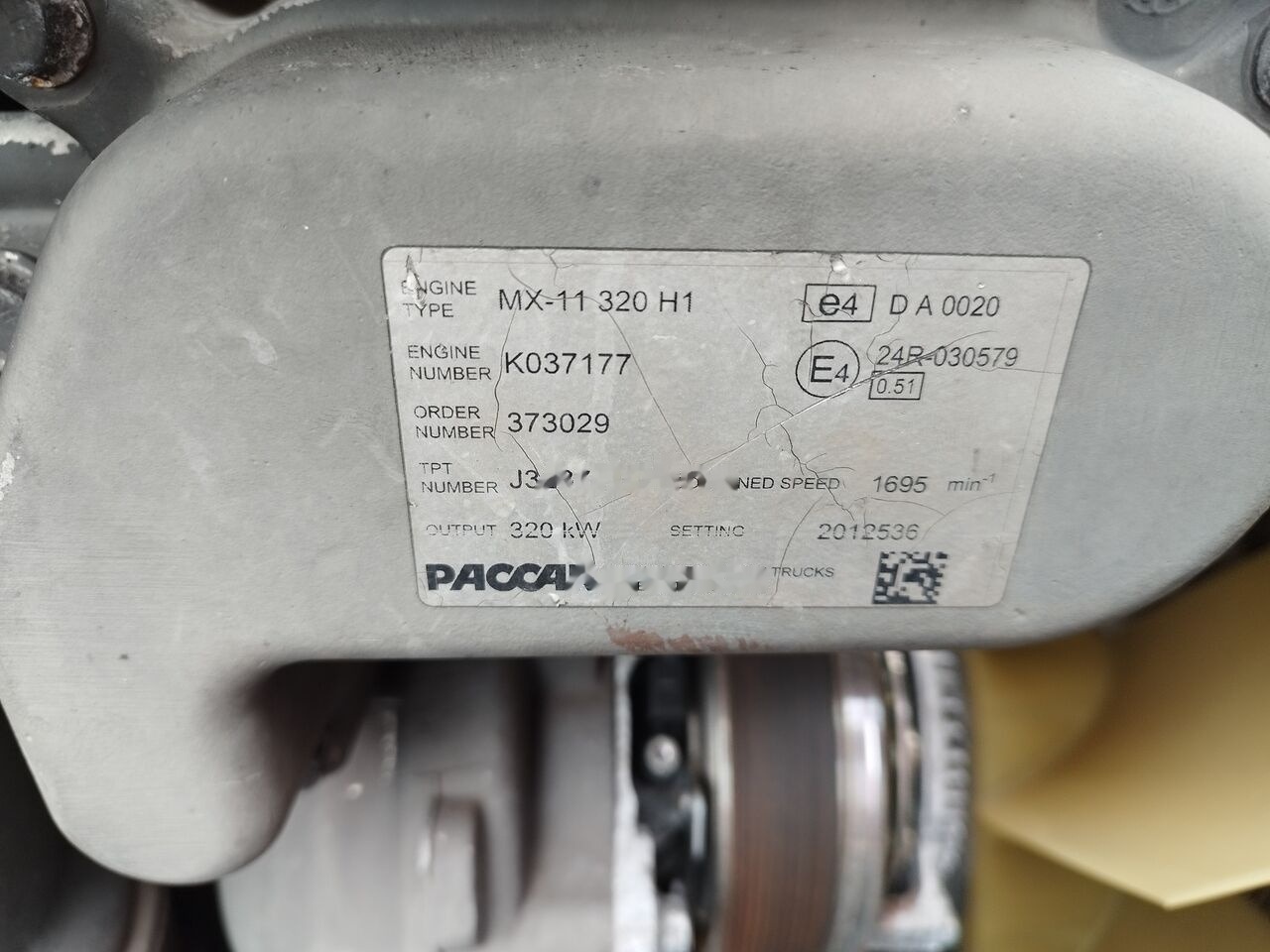 DAF MX-11 DAF truck - Engine for Truck: picture 1 DAF MX-11 DAF truck - Engine for Truck: picture 1