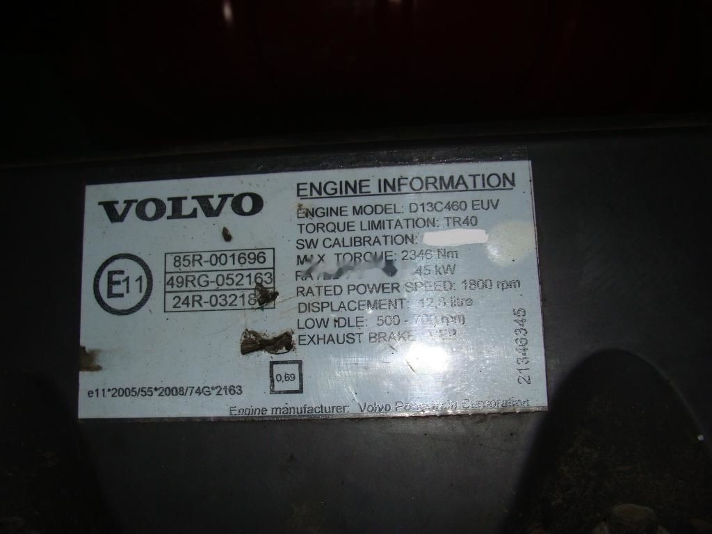 Volvo D13C EUV 460 Volvo FH13 - Engine for Truck: picture 5 Volvo D13C EUV 460 Volvo FH13 - Engine for Truck: picture 5