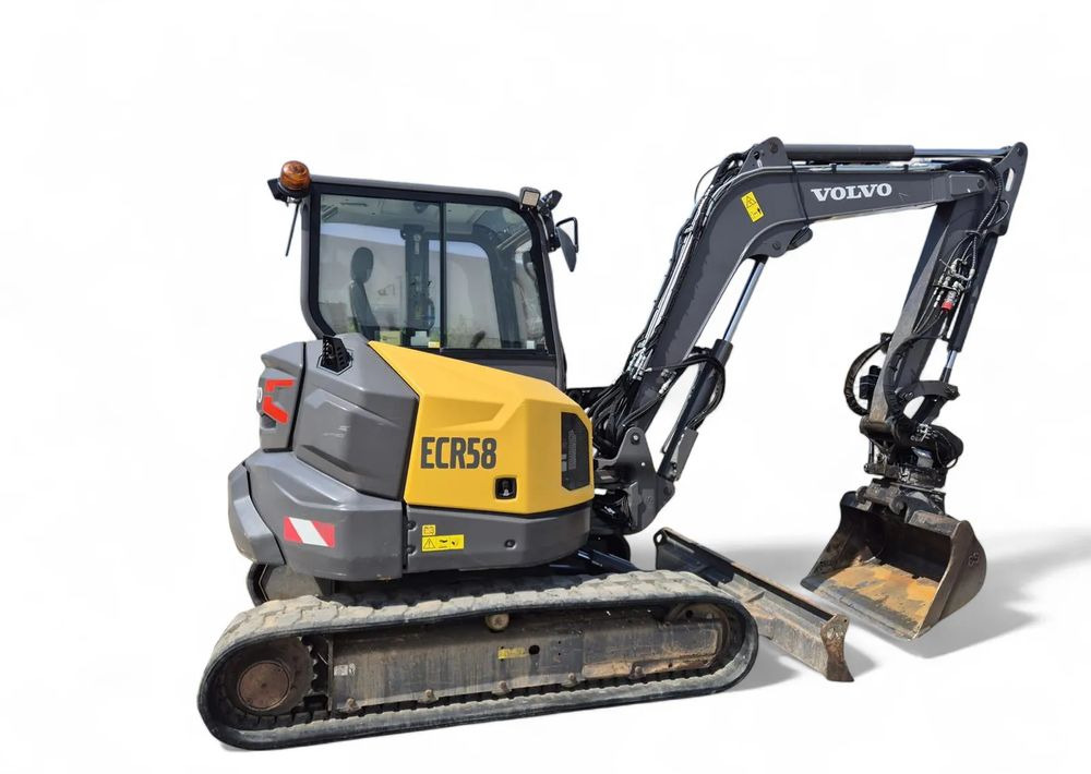 Volvo ECR 58F, 2021 ROK, GŁOWICA STEELWRIST, 2 ŁYŻKI - Mini excavator: picture 1 Volvo ECR 58F, 2021 ROK, GŁOWICA STEELWRIST, 2 ŁYŻKI - Mini excavator: picture 1