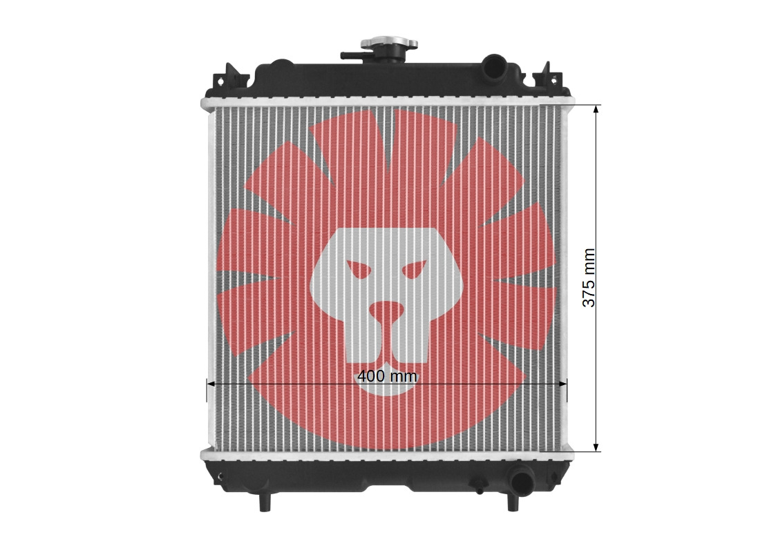 ISEKI HV214 HV216 - Radiator for Mini tractor: picture 3 ISEKI HV214 HV216 - Radiator for Mini tractor: picture 3