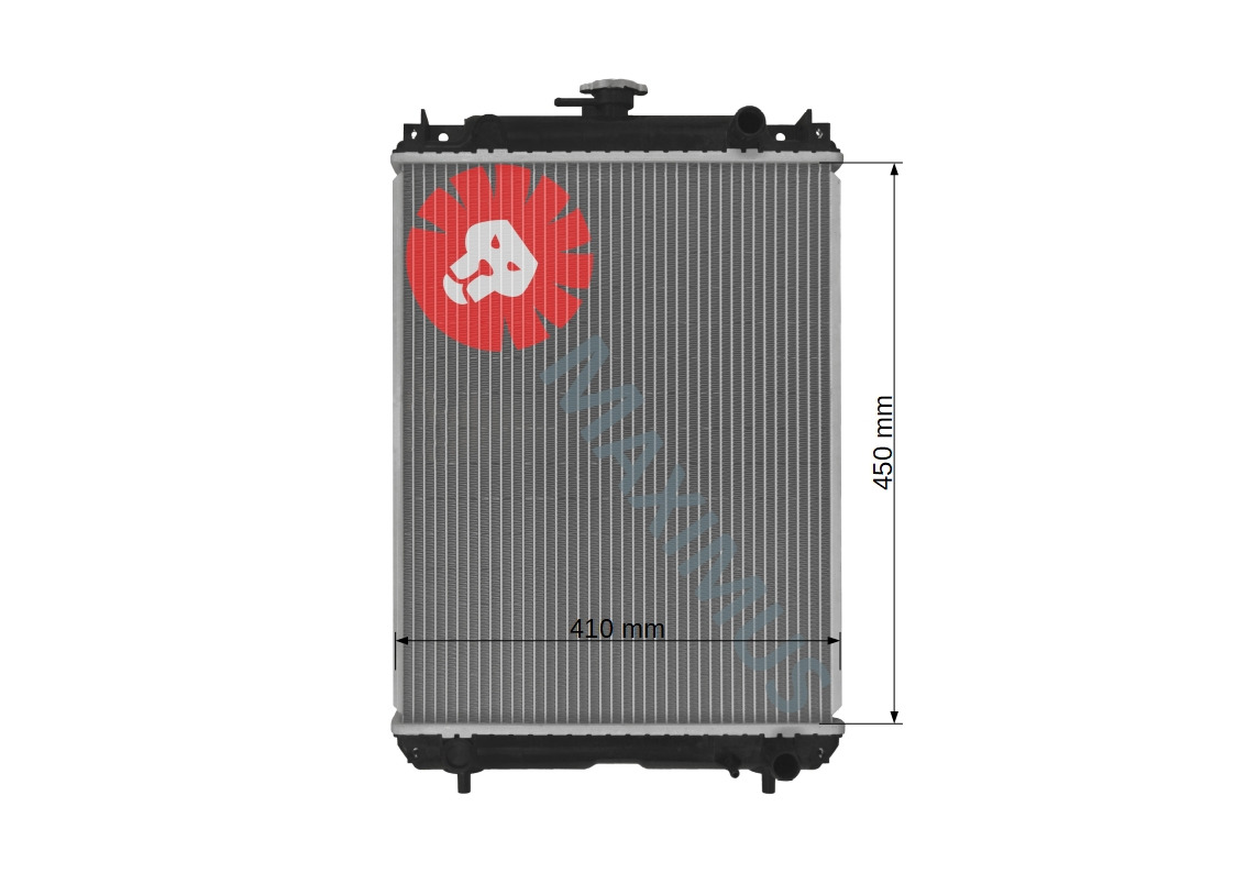 KOMATSU PC40MRX , PC40MR , PC45MRX , PC45MR - Radiator for Mini excavator: picture 2 KOMATSU PC40MRX , PC40MR , PC45MRX , PC45MR - Radiator for Mini excavator: picture 2