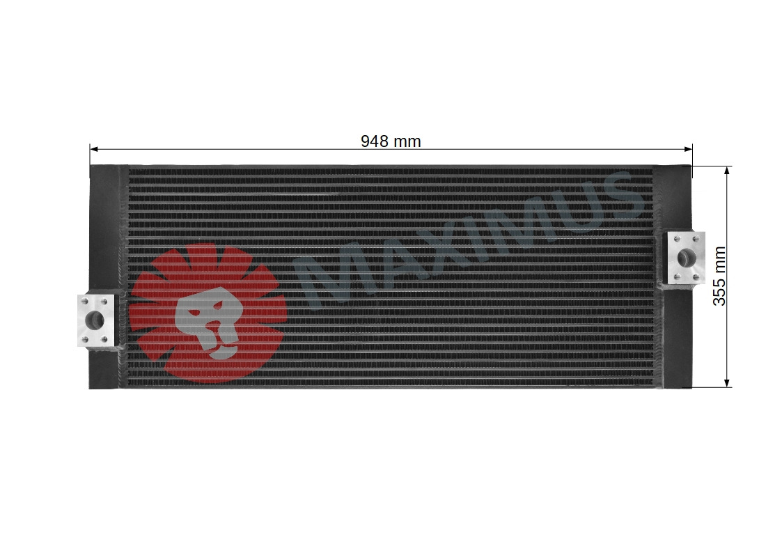 LIEBHERR A900 , A904 , R900 , - Oil cooler for Excavator: picture 3 LIEBHERR A900 , A904 , R900 , - Oil cooler for Excavator: picture 3