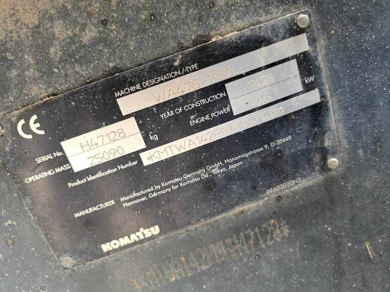 Wheel loader Komatsu WA 475-10E0: picture 17