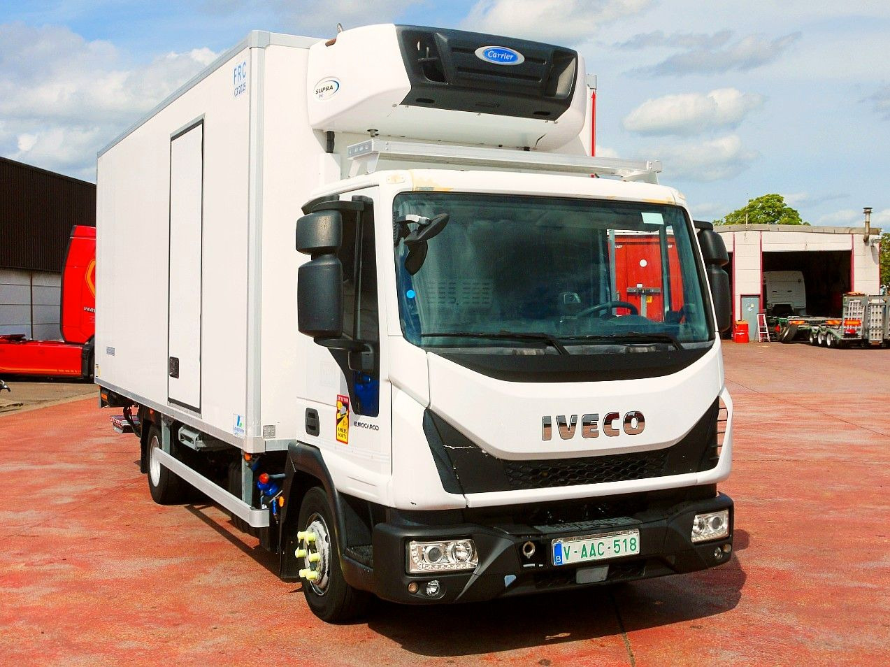 Iveco 100E19 KUHLKOFFER CARRIER SUPRA 550 luft fed A/C - Refrigerator truck: picture 1 Iveco 100E19 KUHLKOFFER CARRIER SUPRA 550 luft fed A/C - Refrigerator truck: picture 1