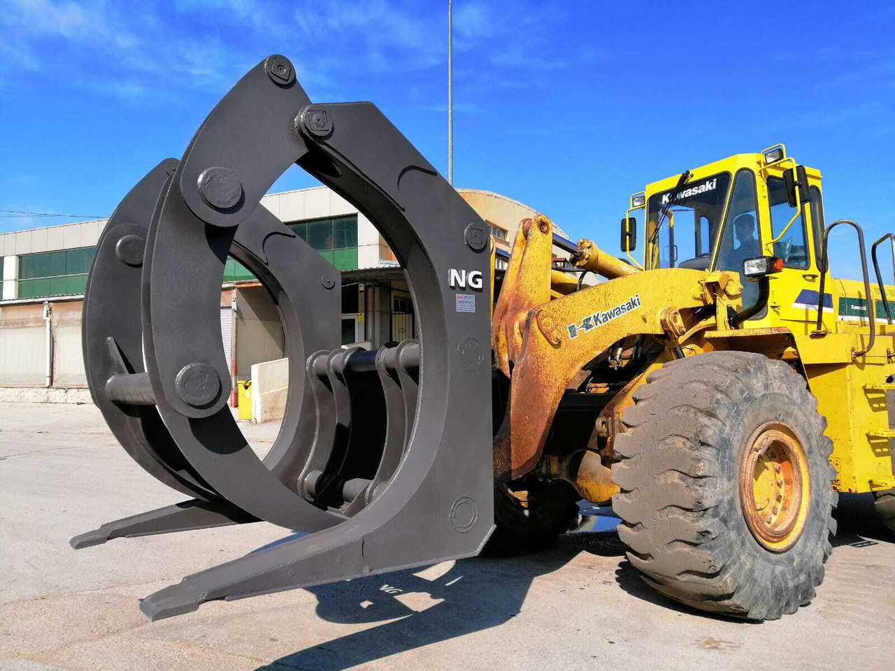 LOADER LOG GRAPPLE - TIMBER GRAPPLE - Grapple for Loader: picture 1 LOADER LOG GRAPPLE - TIMBER GRAPPLE - Grapple for Loader: picture 1