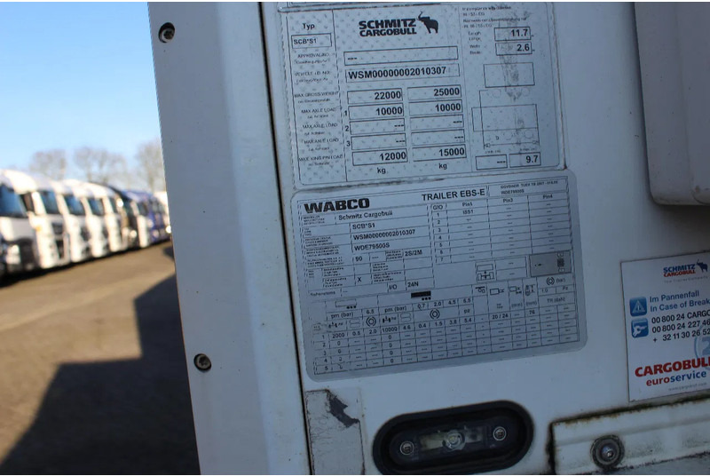 Refrigerator semi-trailer Schmitz Cargobull * 1 AXLE * VECTOR 1950 MT *: picture 10 Refrigerator semi-trailer Schmitz Cargobull * 1 AXLE * VECTOR 1950 MT *: picture 10