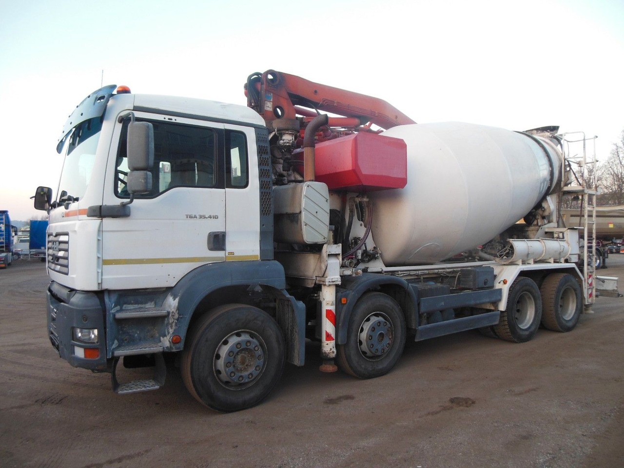 MAN TGA 35.410, 8X4, MIX + PUMPE 24M - Concrete pump truck: picture 1 MAN TGA 35.410, 8X4, MIX + PUMPE 24M - Concrete pump truck: picture 1